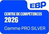 Logo centre de compétences EBP 2026 Gamme PRO